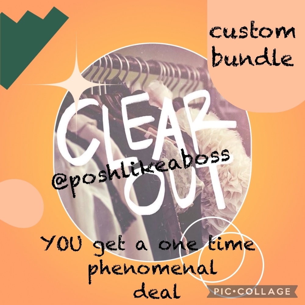 LIVE Bundle deal Like Custom order request  HOLD sale price discount 1 time